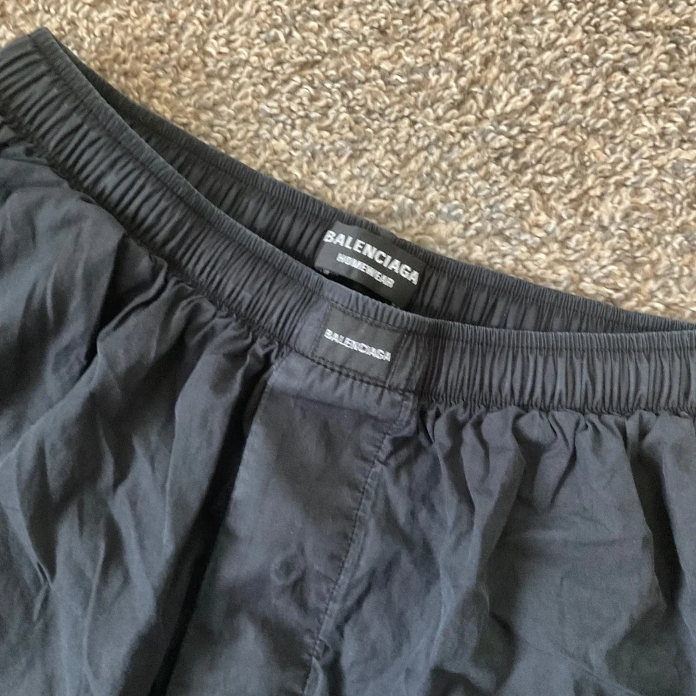 Balenciaga Homewear Boxer Shorts Mens IT 46 Black Cotton Made in Italy